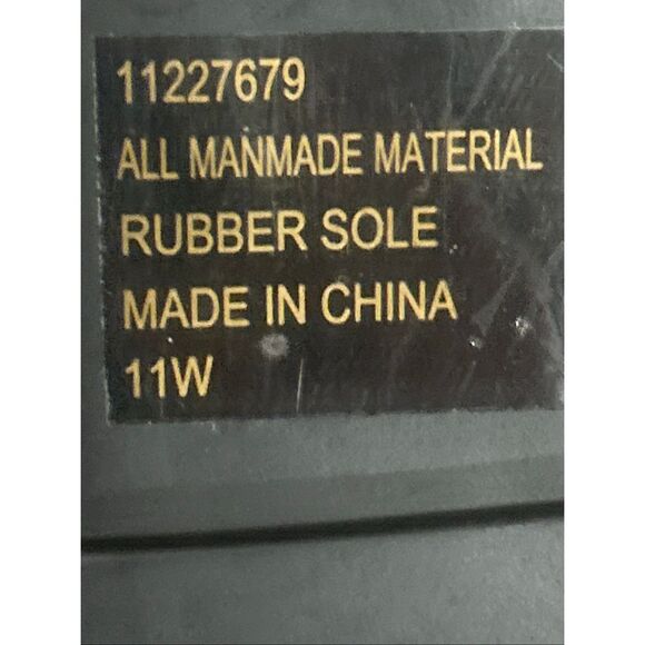 Torrid Black Faux Leather Platform Wedge Size 11W - Picture 8 of 8